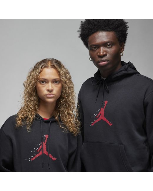 Nike Jordan Essentials Holiday Fleecehoodie in het Black