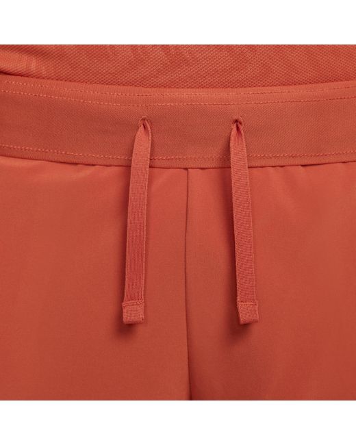 Nike Red Court Slam Dri-fit Tennis Shorts Polyester/elastane for men
