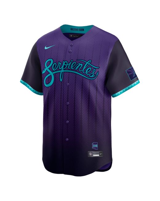 Nike Blue Corbin Carroll Arizona Diamondbacks City Connect Menâ Dri-Fit Adv Mlb Limited Jersey for men