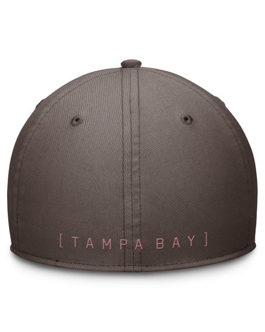 Nike Brown Tampa Bay Rays Statement Swoosh Dri-fit Mlb Hat for men