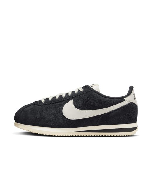 Nike Black Cortez Vintage Suede Shoes