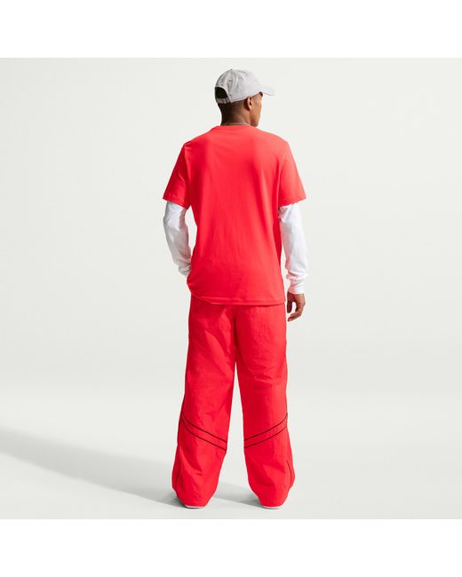 Nike Red Air Track Pants for men