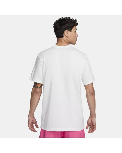 Nike White Sportswear T-shirt Cotton for men