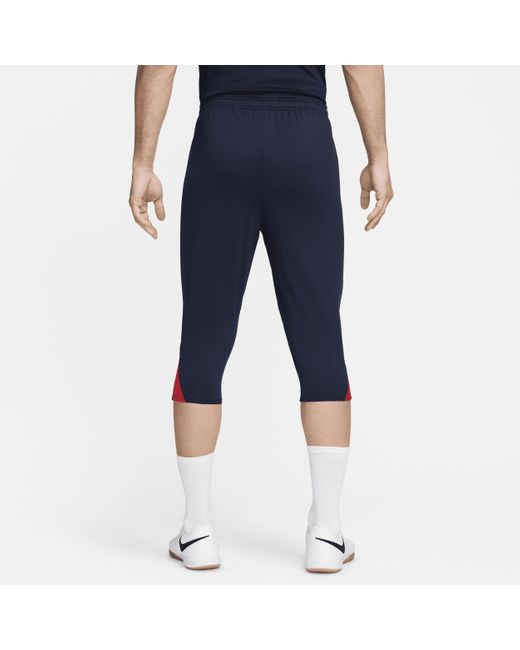 Nike Blue Usmnt Strike Dri-fit Soccer 3/4 Pants for men