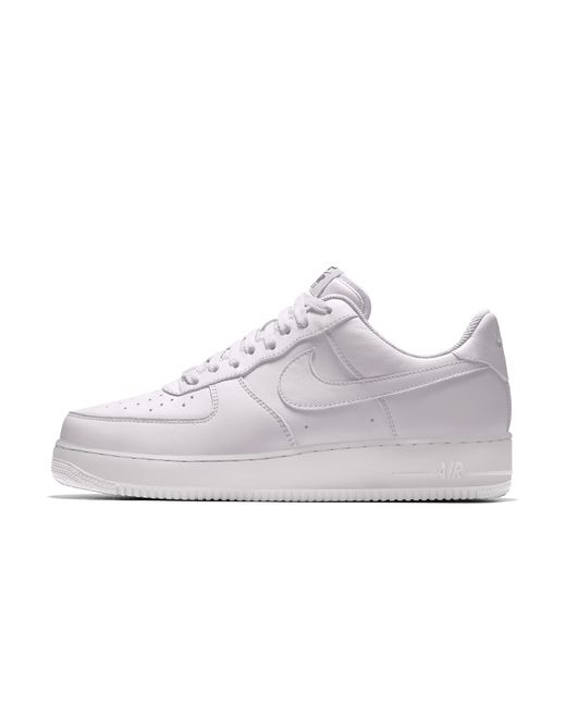 Nike White Air Force 1 Low By You Custom Shoes Leather