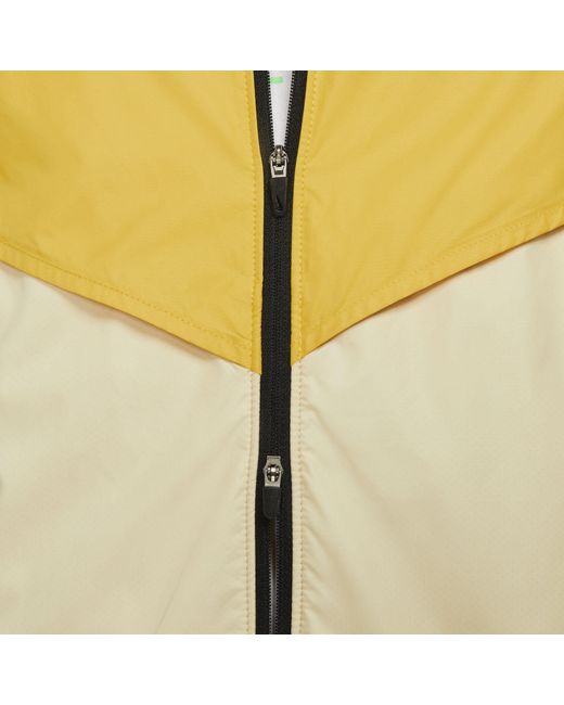 yellow nike windrunner