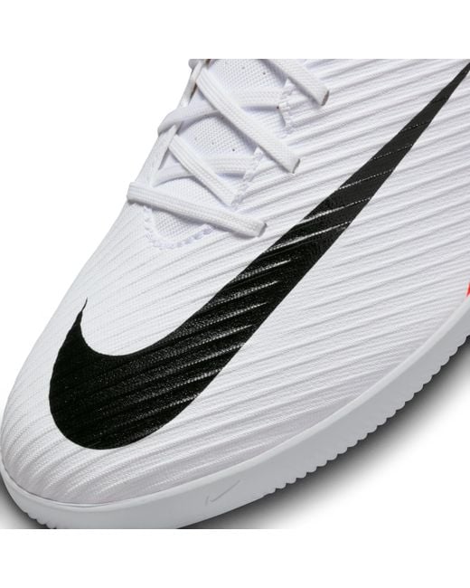 Nike White Mercurial Vapor 15 Club Indoor/Court Low-Top Soccer Shoes for men