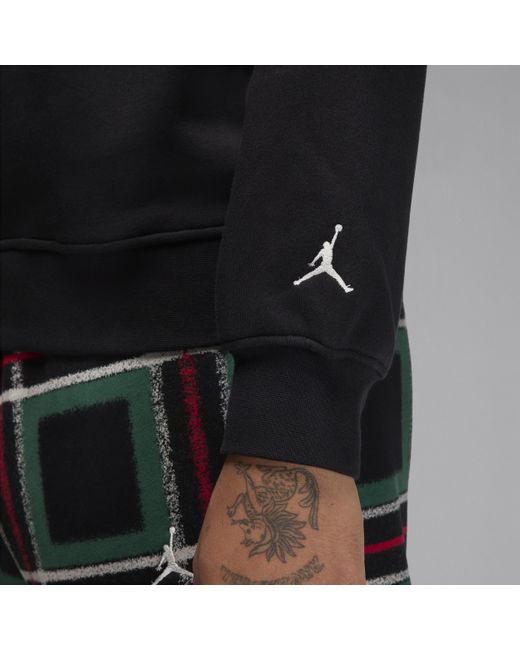 Felpa A Girocollo di Nike in Black da Uomo