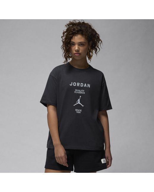Nike Jordan Girlfriend T-shirt in het Black