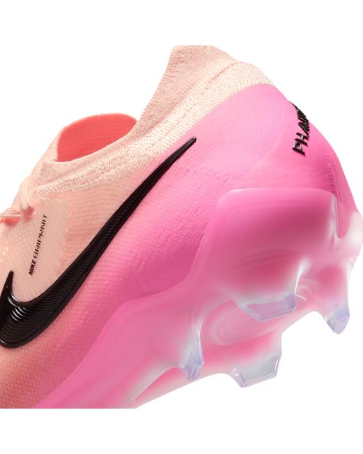Nike Pink Phantom Gx 2 Elite Fg Low-Top Soccer Cleats for men
