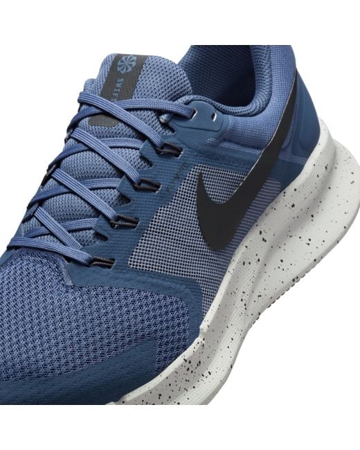 Nike Blue Run Swift 3 Road Running Shoes (Extra Wide) for men