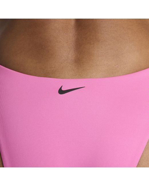 Nike Pink Essential Sling Bikini Swim Bottom