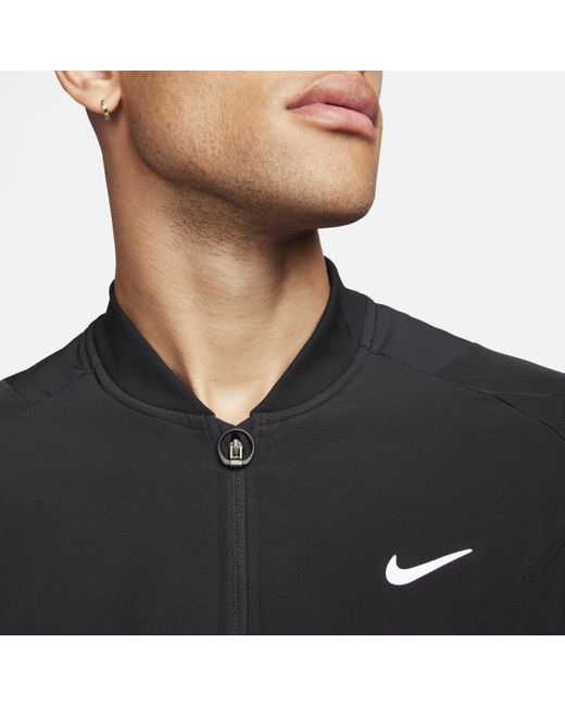 Nike Black Court Advantage Jacket Polyester for men