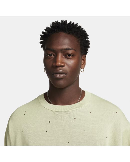 Nike Green Sportswear Tech Pack Long-sleeve Jumper Polyester for men