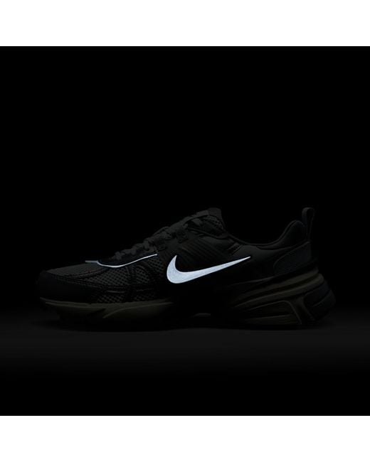 Nike Gray V2K Run Shoes With Reflective Accents