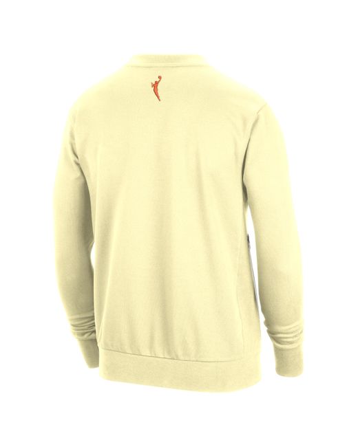 Nike Yellow Wnba Standard Issue Dri-fit Basketball Crew-neck Sweatshirt for men