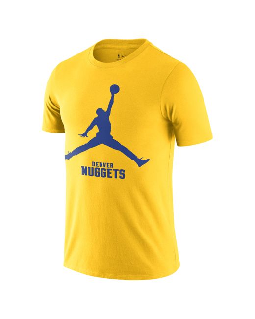 Nike Yellow Golden State Warriors Essential Nba T-shirt for men