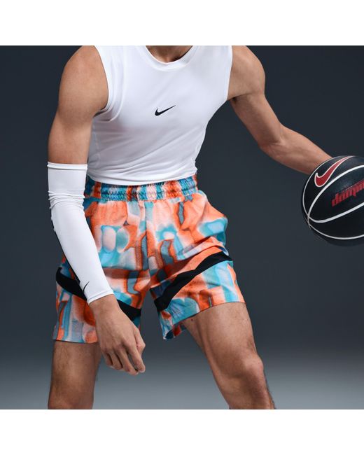 Nike Blue Icon Dri-Fit 6" Basketball Shorts for men