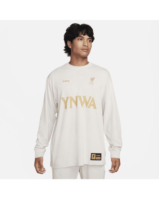 Nike fc white long sleeve best sale