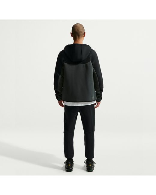 Nike Black Tech Fleece Full-Zip Windrunner Jacket for men