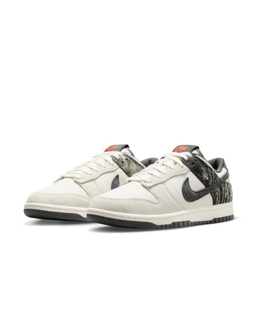 Nike White Dunk Low Retro Se Shoes for men
