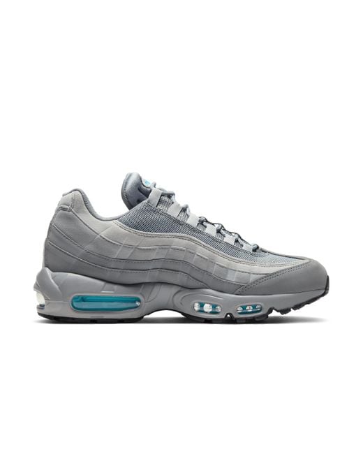 Nike Gray Air Max 95 Shoe for men