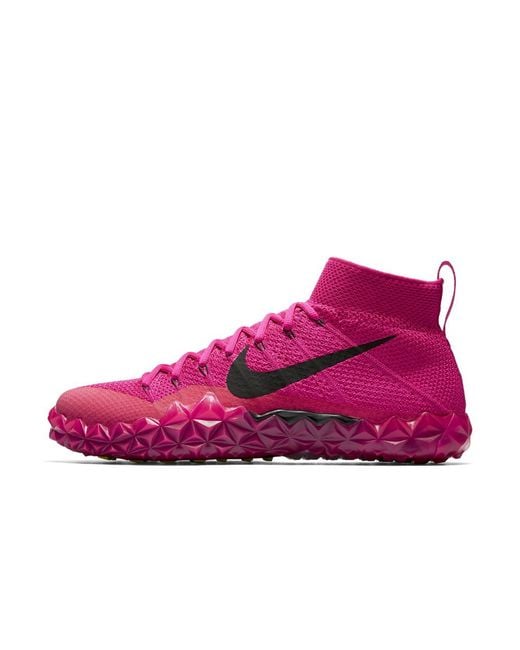 Nike Pink Alpha Sensory Turf Bca Men's Football Shoe for men