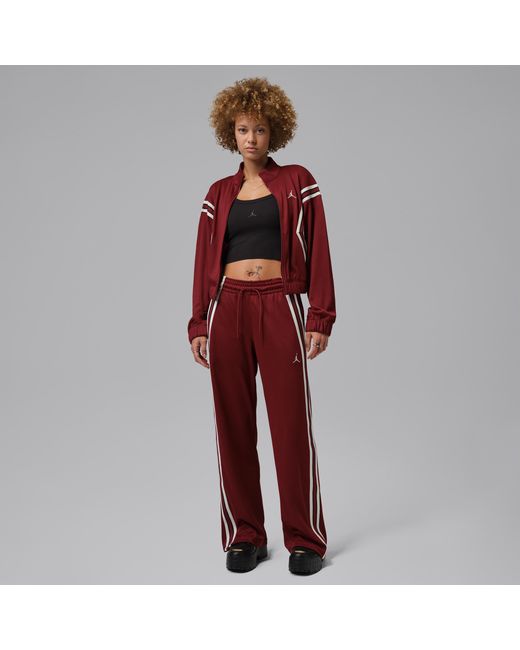 Nike Red Brooklyn Full-Zip Track Jacket