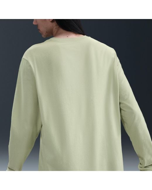 Nike Green Sportswear N7 Long-Sleeve Max90 T-Shirt for men