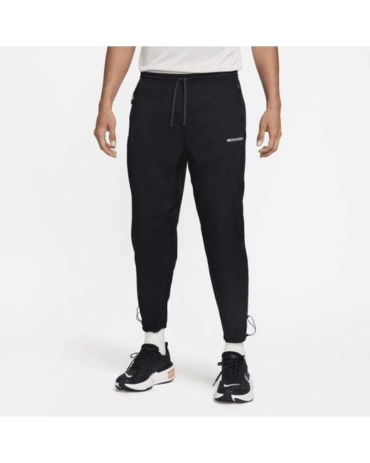 Nike Black Challenger Track Club Dri-fit Running Pants for men