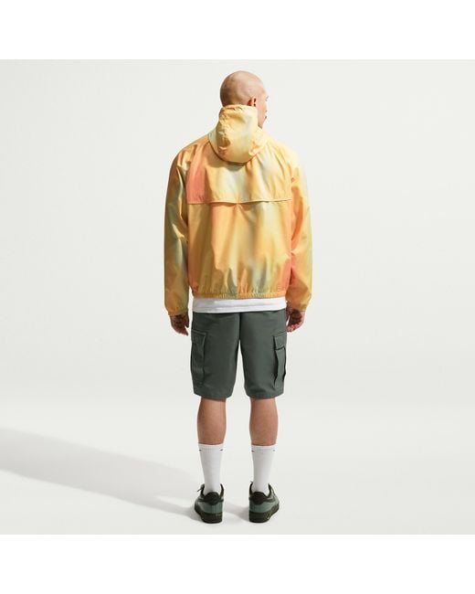 Nike Yellow Windrunner "Sunset" Lined Jacket for men