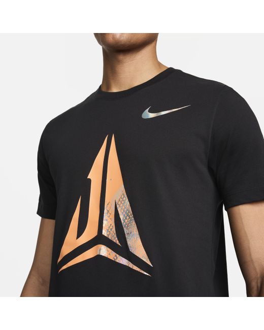 Nike Black Ja Dri-fit Basketball T-shirt Polyester for men