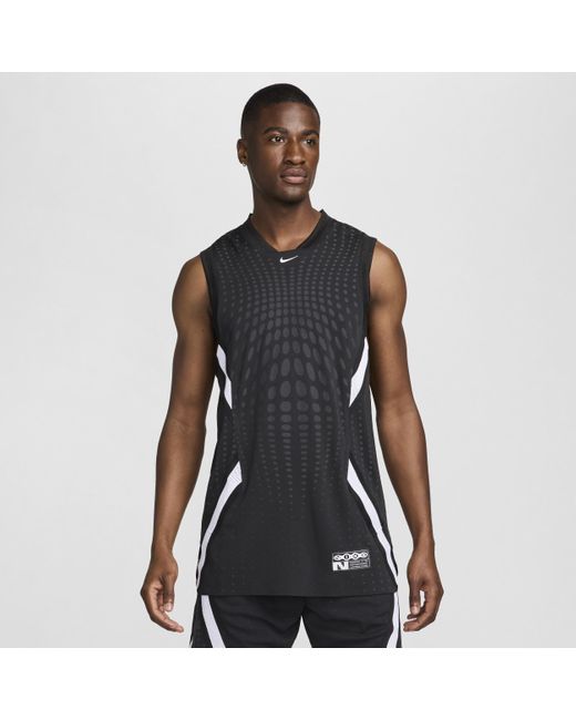 Nike Dri-fit Adv Basketbaljersey in het Black voor heren