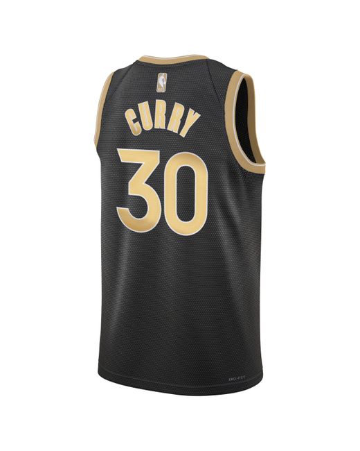 Nike Black Stephen Curry Golden State Warriors 2024 Select Series Dri-fit Nba Swingman Jersey Polyester for men