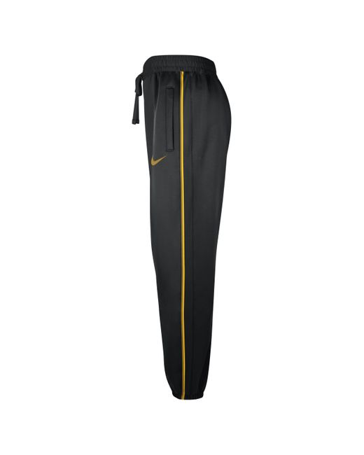 Nike Black Golden State Warriors Showtime City Edition Dri-fit Nba Trousers 50% Recycled Polyester for men