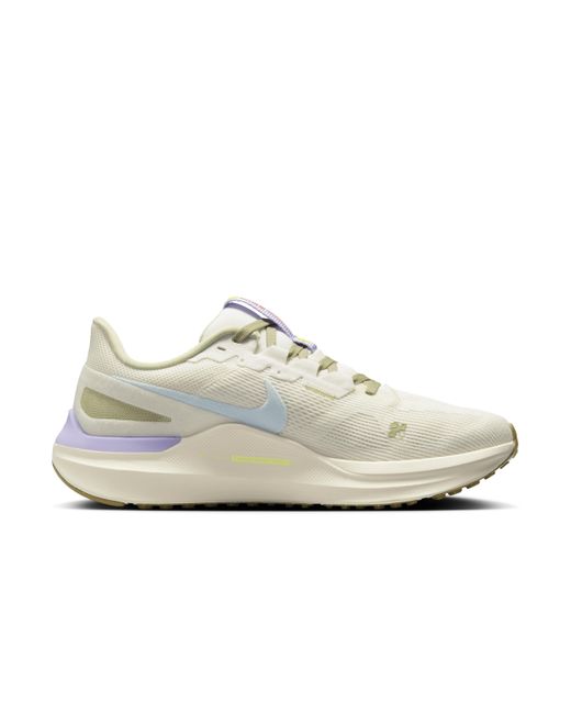 Nike White Structure 25 Road Running Shoes