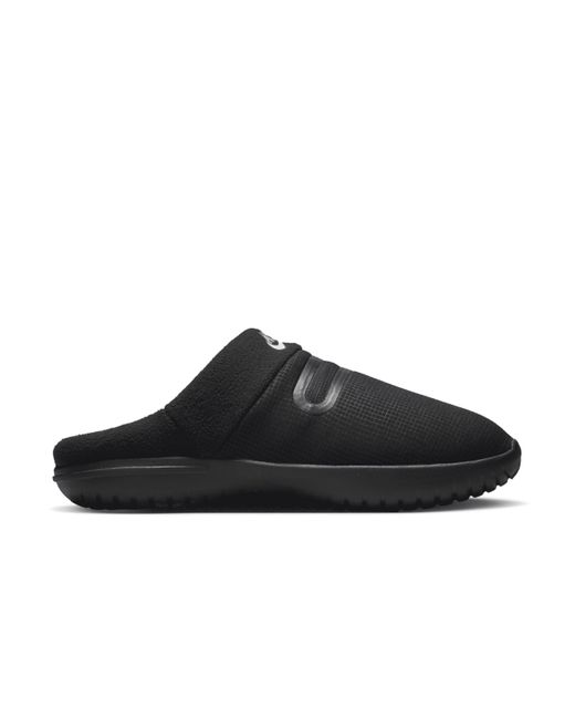 Nike Black Burrow Slippers for men