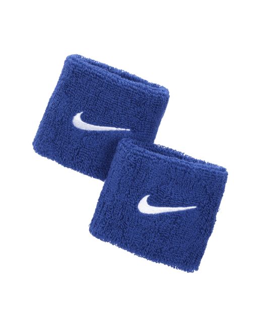 Nike Blue Swoosh Wristbands