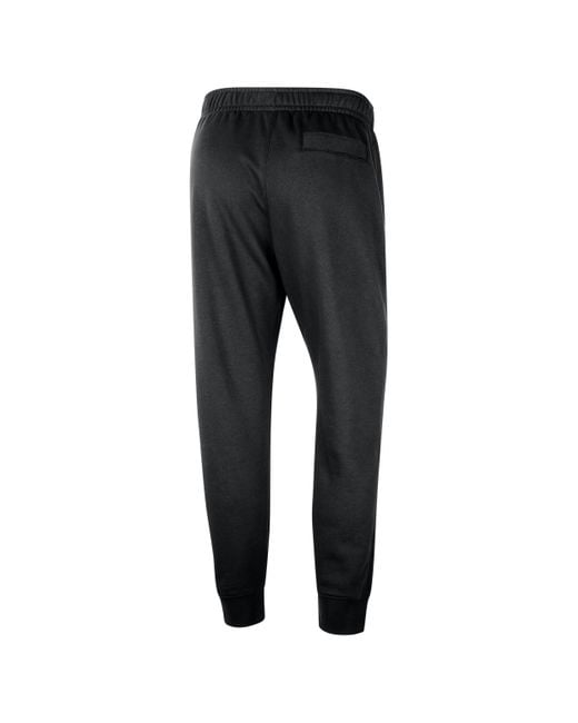 Nike Black Los Angeles Lakers Club Nba Practice Fleece Jogger Pants for men