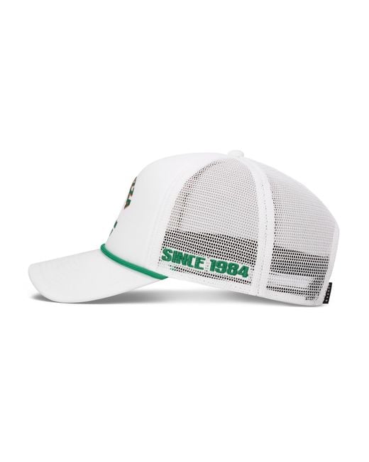 Nike White Rise Structured Trucker Cap