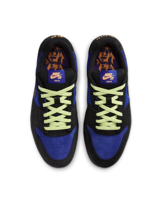 Nike Blue Sb Code 58 Skate Shoes for men