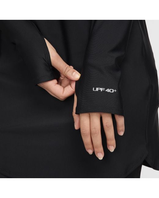 Nike Black Swim Victory Full-Coverage Dress