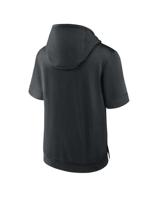 Nike Black San Francisco Giants Tri Code Lockup Mlb Short-sleeve Pullover Hoodie for men