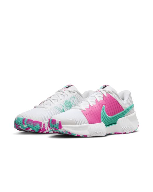 Nike Pink Zoom Challenge Pickleball Shoes