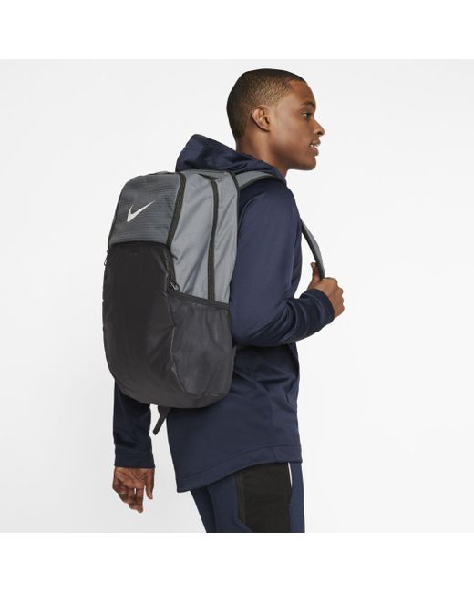 Nike Gray Brasilia Training Backpack (extra Large) (flint Grey) - Clearance Sale for men