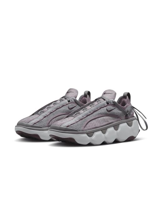 Nike Gray Flyknit Bloom Shoes