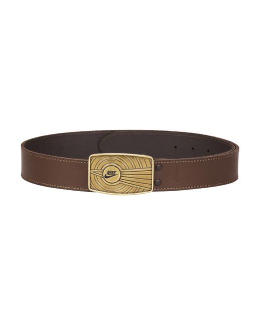 Nike Brown Leather Belt for men