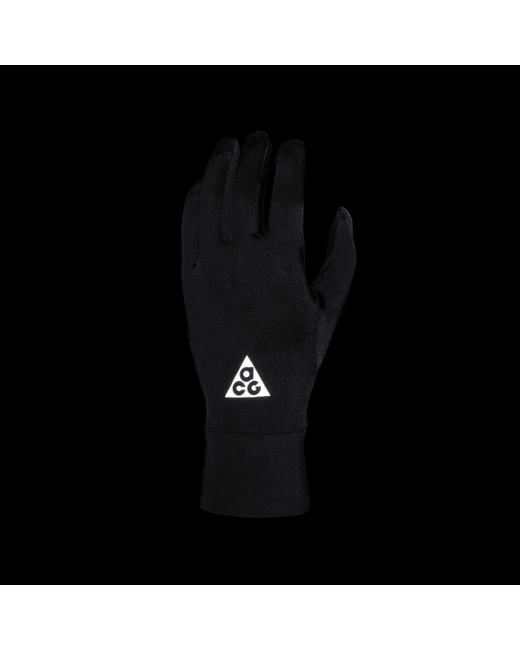Nike Black Acg Dri-fit Lightweight Gloves