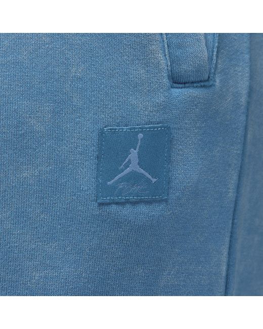 Nike Jordan Flight Fleece Broek Met Open Zoom in het Blue