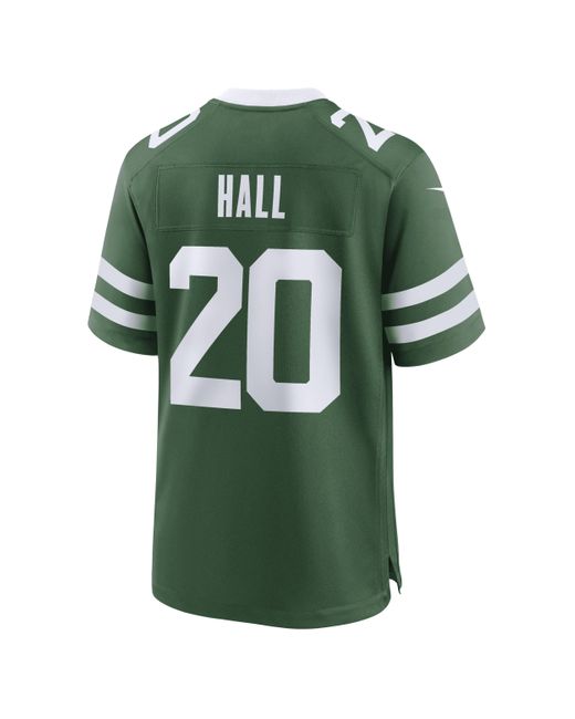 Nike Green Breece Hall New York Jets Nfl Game Football Jersey for men